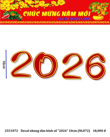 Decal nhung dán kính số 