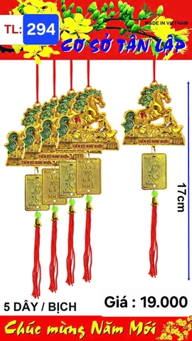Con ngựa nhỏ + thẻ vàng _5d/b (TL294) (2552294) (HÀNG MỚI 2025)