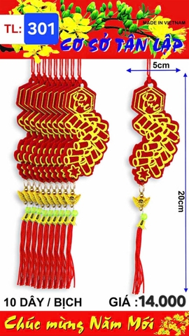 Dây pháo chữ phúc nỉ _10d/b (2452301) (HÀNG MỚI 2025)