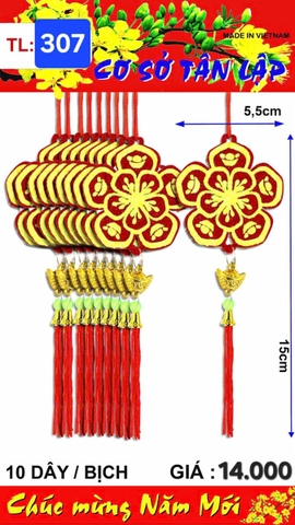 Hoa mai 10 cánh nỉ _10d/b (2452307) (2552307) (HÀNG MỚI 2025)