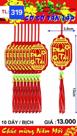 Lồng đèn dài nỉ nhí _10d/b (2452319) (2552319) (HÀNG MỚI 2025)