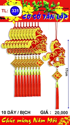 Ngựa nỉ 60 + vuông phúc lộc _10d/b (2552331) (2552331) (HÀNG MỚI 2025)