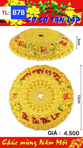 DĨA TRUNG VÀNG VÔ 1T2 (2552878) (2552878) (HÀNG MỚI 2025)