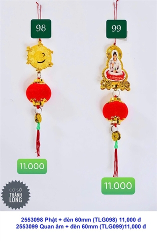 Quan âm 2 mặt + đèn 60mm (TLG099-1) (2553099-1) (HÀNG NEW 2025)