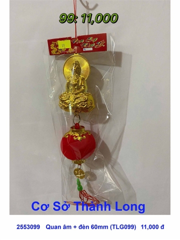 Quan âm 2 mặt + đèn 60mm (TLG099-1) (2553099-1) (HÀNG NEW 2025)