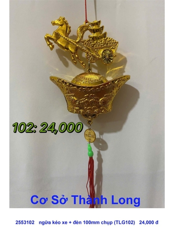 Cục vàng + đèn 100mm chụp (TLG102-1) (2553102-1) (HÀNG NEW 2025)