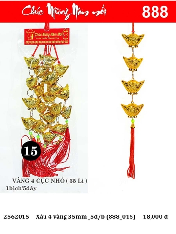 Xâu 4 vàng 35mm _5d/b (888_015) (2562015)
