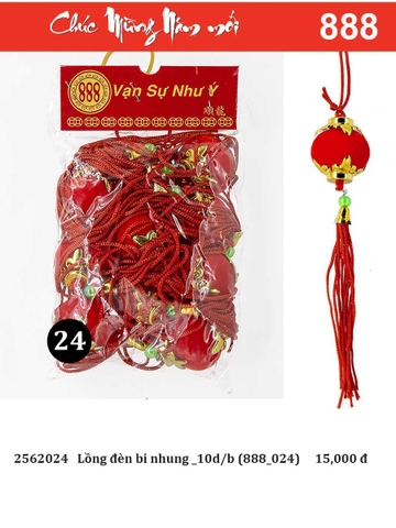 Lồng đèn bi nhung _10d/b (888_024) (2562024)