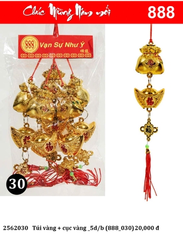 Túi vàng + cục vàng _5d/b (888_030) (2562030)