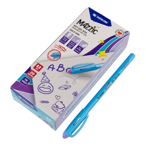 Viết Gel xóa Thiên Long GELE-008 (20c/h), tím