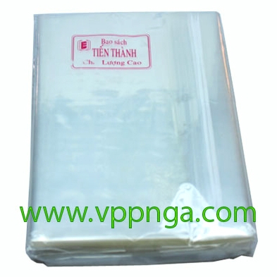 Nylon bao sách Tiến Thành, dày (16,5 x 24)cm