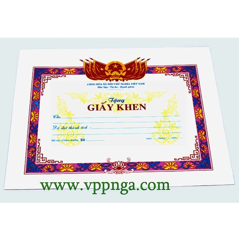 Giấy khen HS, lớn