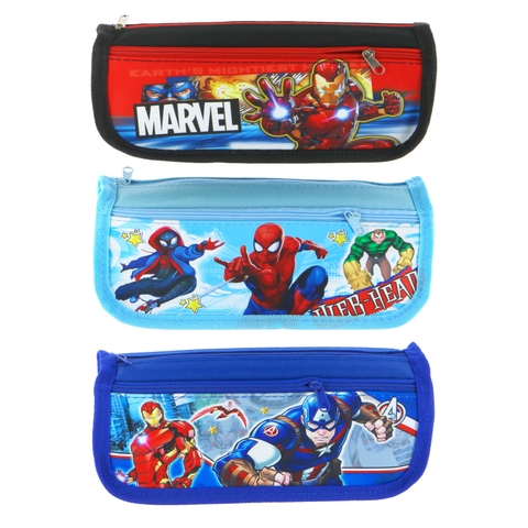 Hộp bút vài dây kéo hình Siêu Nhân Marverl No:5503