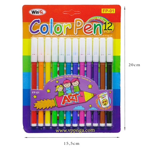Bút lông tô màu 12M, WinQ FP-01