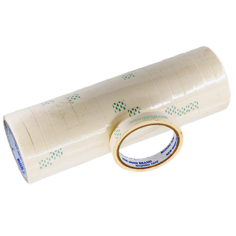 Băng keo giấy 1,2cm  (GIAY12x15Y-24)