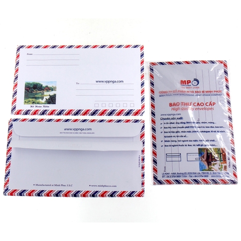 Bao thư - tự dính (11x18.6)cm (20 Cái/Xấp)