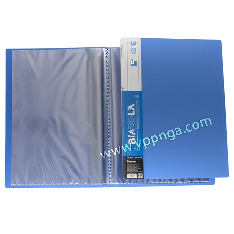 Bìa nhựa 20 lá A4, TL (FO-DB01)