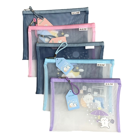 Bìa túi kéo lưới A5, HX-2044, 2054 (18.5x24)cm