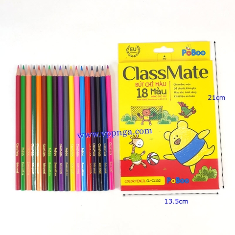 Chì màu 18M ClassMate CL-CL102