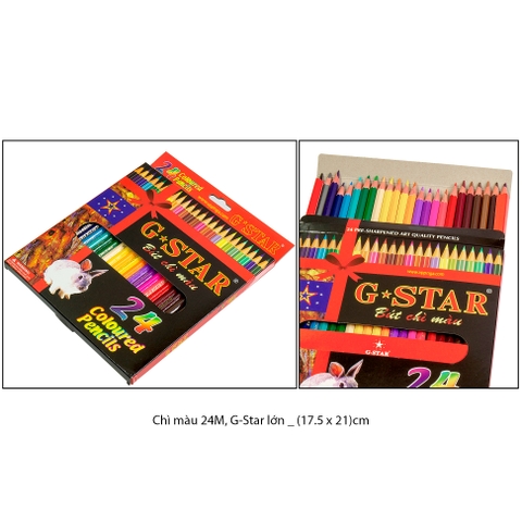 Chì màu 24M, G-Star lớn