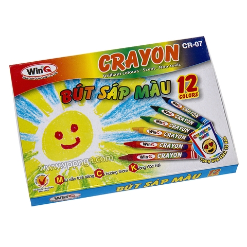 Chì màu sáp 12M, WinQ CR-07
