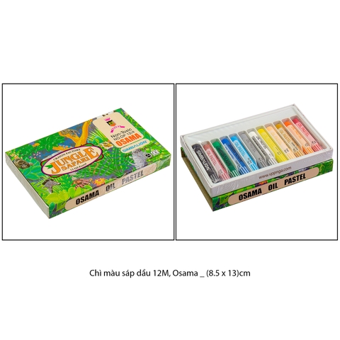 Chì màu sáp dầu 12M, Osama