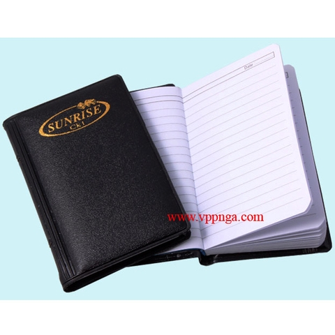 Sổ da CK1, kích thước (7x10,5)cm = 108 trang (1 cuốn)