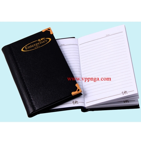 Sổ da CK2 DÀY, kích thước (8.5x13)cm = 200 trang (1 cuốn)