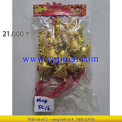 Thần tài số 2 + vàng lưới số 4 _5d/b (CP16)