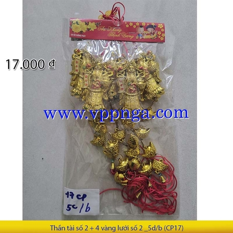 Thần tài số 2 + 4 vàng lưới số 2 _5d/b (CP17)