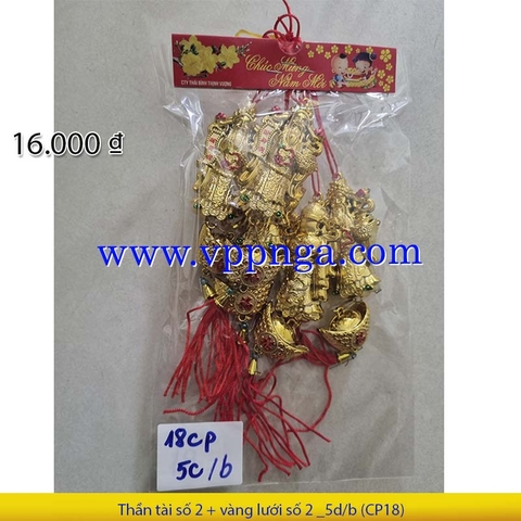Thần tài số 2 + vàng lưới số 2 _5d/b (CP18)