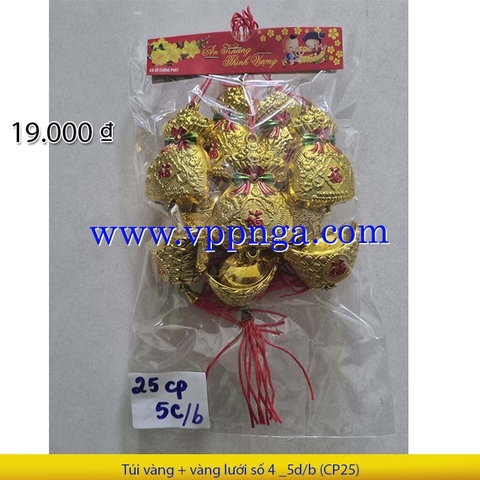 Túi vàng + vàng lưới số 4 _5d/b (CP25)