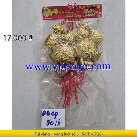 Túi vàng + vàng lưới số 3 _5d/b (CP26)
