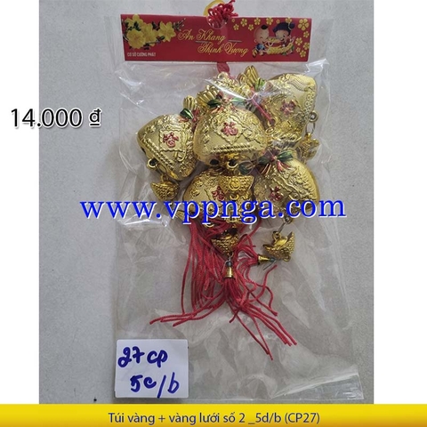 Túi vàng + vàng lưới số 2 _5d/b (CP27)