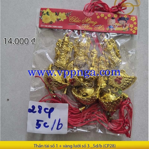 Thần tài số 1 + vàng lưới số 3 _5d/b (CP28)