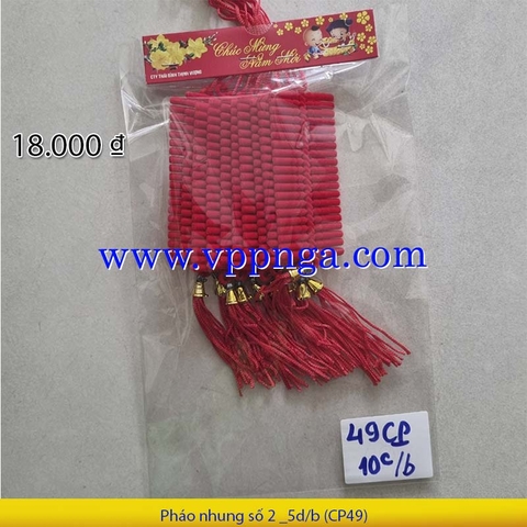 Pháo nhung số 2 _5d/b (CP49)