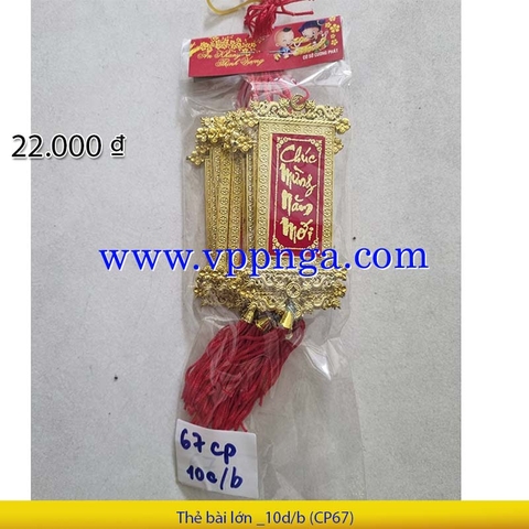 Thẻ bài lớn _10d/b (CP67)