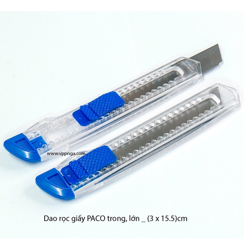 Dao rọc giấy PACO trong, lớn