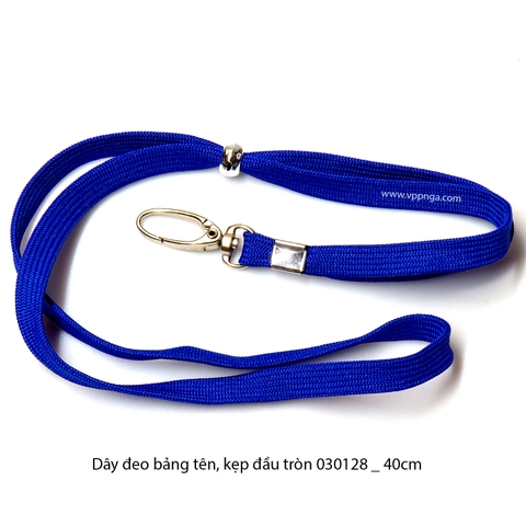 Dây đeo bảng tên, kẹp đầu tròn 030128