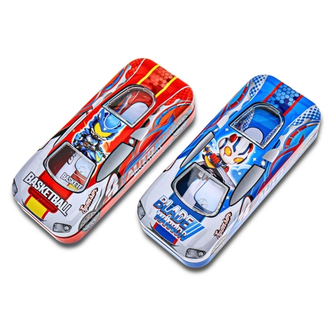 Hộp bút thiếc hình xe hơi B-690 (có bảng cửu chương), kích thước (21x8.5x3.5)cm (1 Cái)