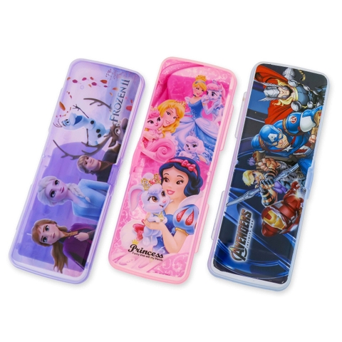 Hộp bút nhựa trong nhiều mẫu FY-0233, kích thước (19.5x6.5x3)cm (1 Cái)