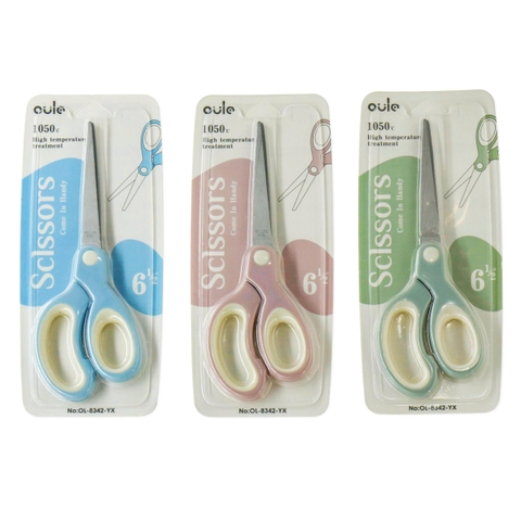 Kéo cắt giấy OL-8342-YX 17cm (Lưỡi kéo 8cm) (1 Cây)