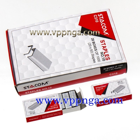 Kim bấm No.10, Stacom (20h/Hộp)