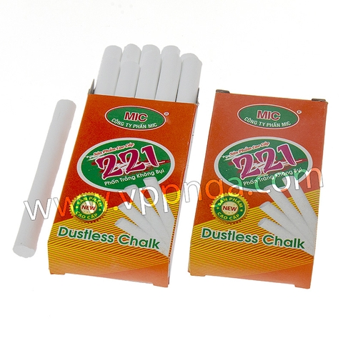 Phấn MIC không bụi 10v, trắng