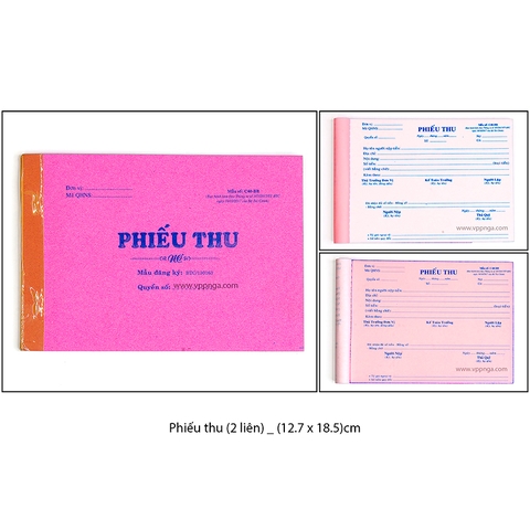 Phiếu thu (2 liên)