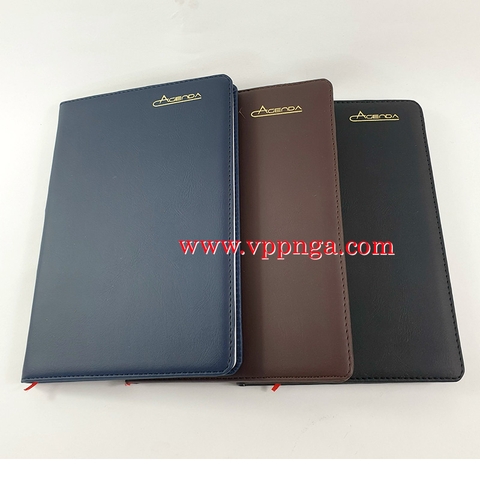 Sổ bìa da Agenda (16x24)