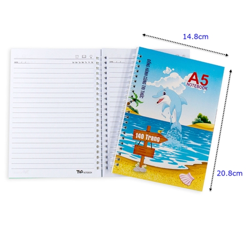 Sổ lò xo A5, Tân Việt Phát 140 trang