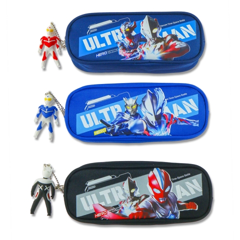 Hộp bút vải dây kéo hình Ultraman T-1338