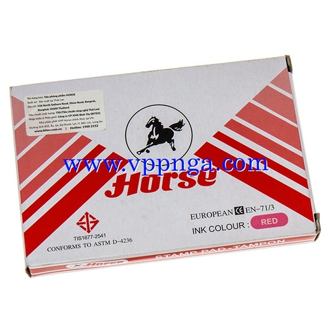 Tampon Horse No.2 lớn, đỏ
