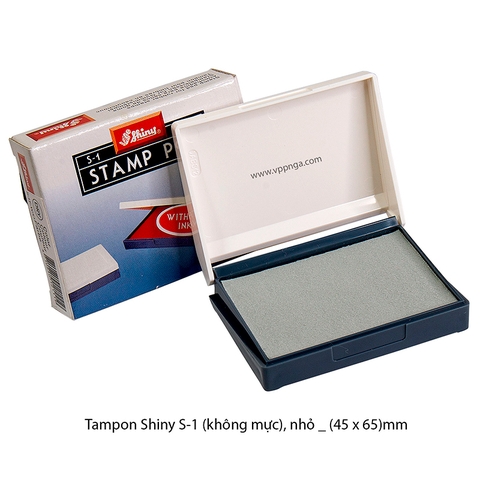 Tampon Shiny S-1 (không mực), nhỏ